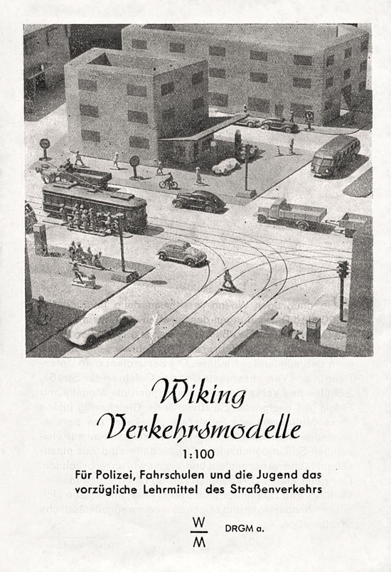 Wiking Katalog 1949, Wiking Modellbau Kataloge, Preisliste 1949, Bildpreisliste 1949, Verkehrsmodelle 1949