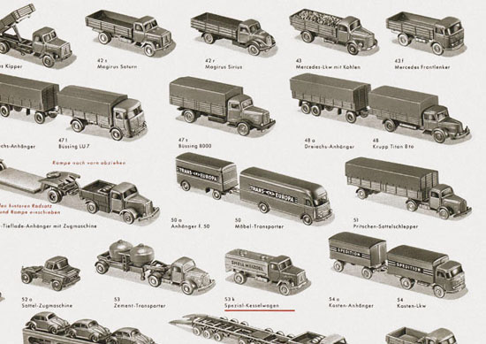 Wiking Verkehrsmodelle 1963, Wiking Modellbau Katalog 1963