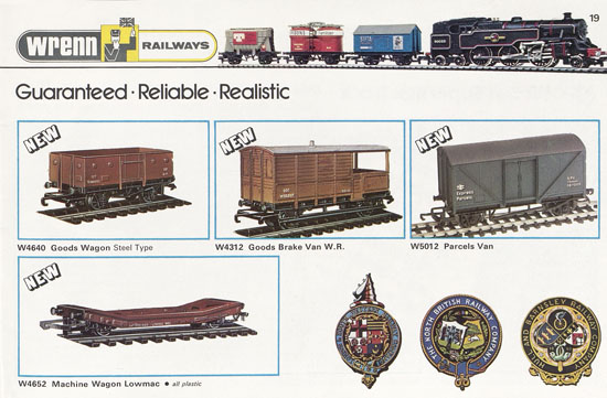 Wrenn Railways catalogue 1973