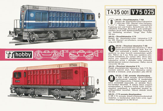 TT-Zeuke Katalog 1969-1970
