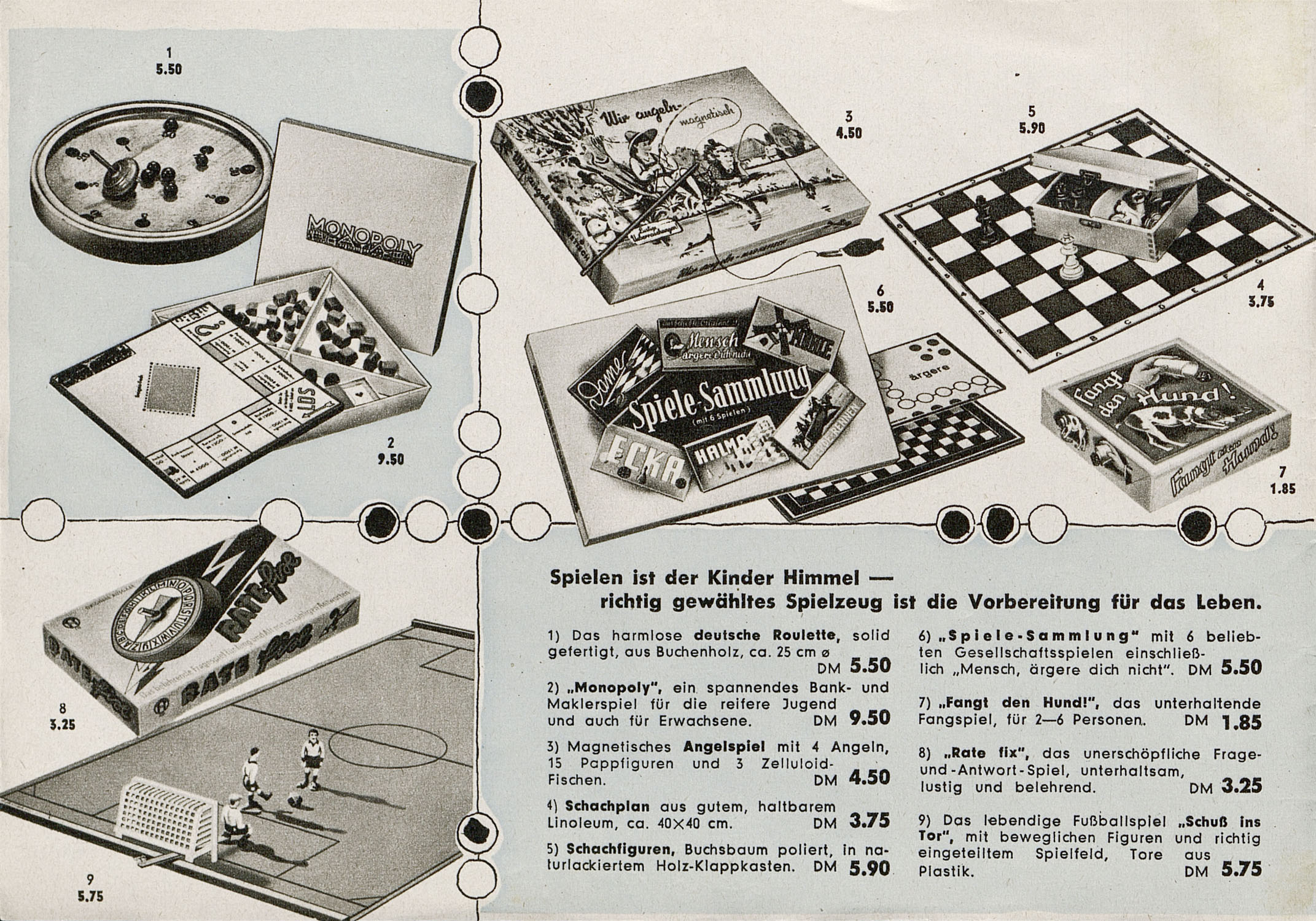 Conrad-antiquario Karstadt Spielwaren-Katalog Dezember 1955