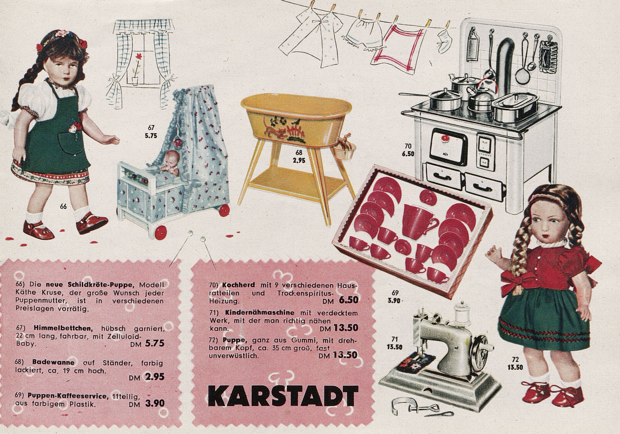 Conrad-antiquario Karstadt Spielwaren-Katalog Dezember 1955