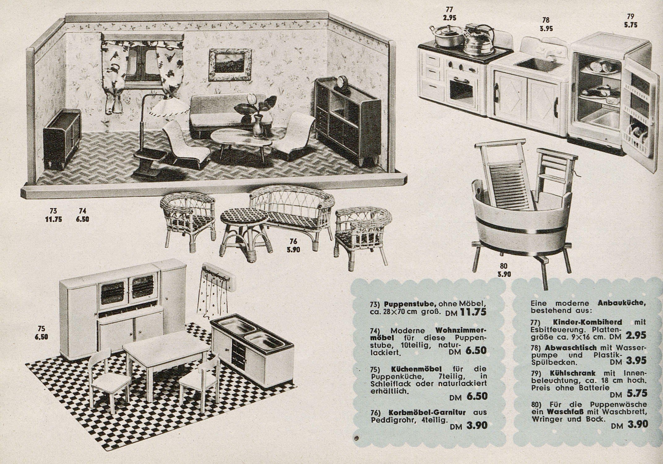 Conrad-antiquario Karstadt Spielwaren-Katalog Dezember 1955