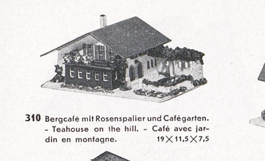 Creglinger Nr. 310 Bergcafe mit Rosenspalier