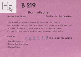 Faller B-219