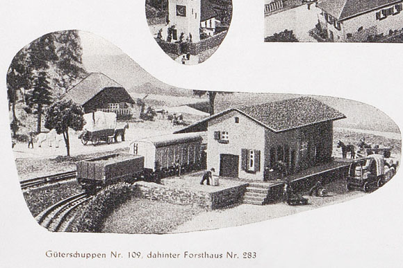 Faller Fertigmodell Nr. 109 Güterschuppen