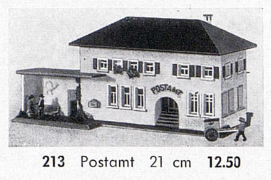 Faller Fertigmodell Nr. 213 Postamt