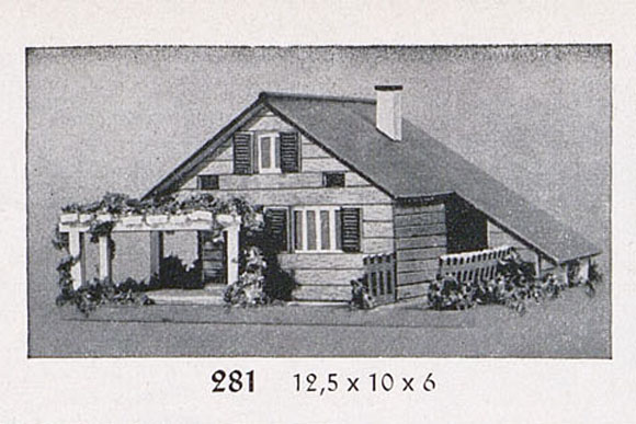 Faller Fertigmodell Nr. 281 Haus am See 