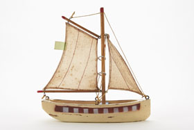 Lego Holzspielzeug Segelboot, Lego wooden sailboat
