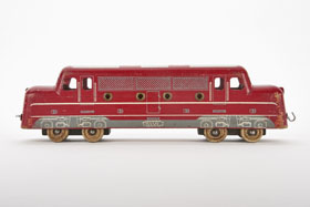Lego Holzspielzeug Diesellok, Lego wooden railway diesel