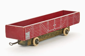 Lego Holzspielzeug Güterwagen, Lego wooden freight car