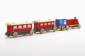 Lego Holzspielzeug Kleine Eisenbahn, Lego wooden litlle train