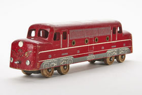 Lego Holzspielzeug Diesel-Lok, wooden railway diesel