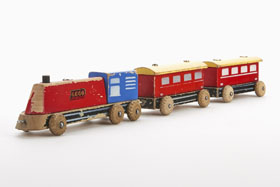 Lego Holzspielzeug Kleine Eisenbahn, Lego wooden little train