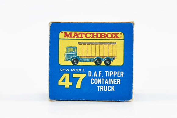 Matchbox 47 DAF Tipper Container Truck OVP