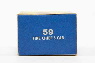 Matchbox 59 Fire Chief's Car OVP