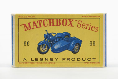 Matchbox 66 Harley Davidson Motorcycle and Sidecar OVP
