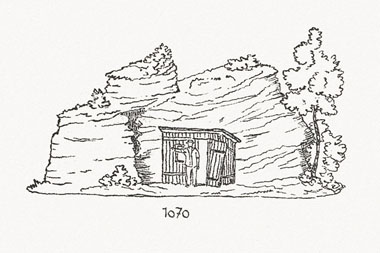 Preiser Nr. 1070 Kleiner Steinbruch mit Schutzhütte