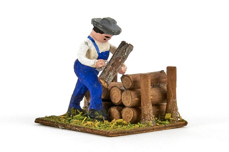 Preiser Figur Nr. 412 Holzarbeiter
