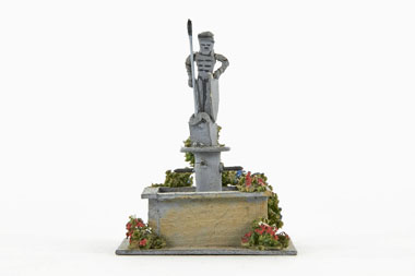 Preiser Figur Nr. 520 A Marktbrunnen mit Ritter