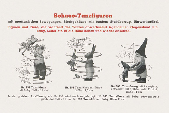 Schuco Tanzfigur Nr. 955 Tanz-Maus mit Baby
