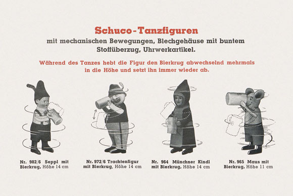 Schuco Tanzfigur Nr. 964 Münchner Kindl mit Bierkrug