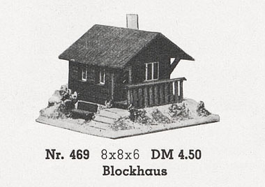 Rudolf Spitaler Nr. 469 Blockhaus