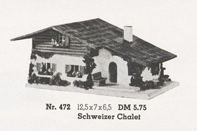 Rudolf Spitaler Nr. 472 Schweizer Chalet