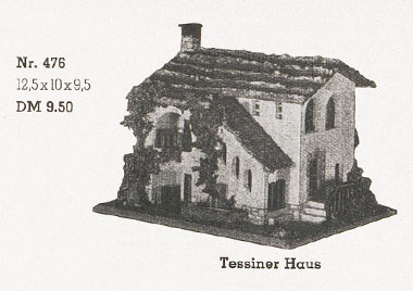 Rudolf Spitaler Nr. 476 Tessiner Haus