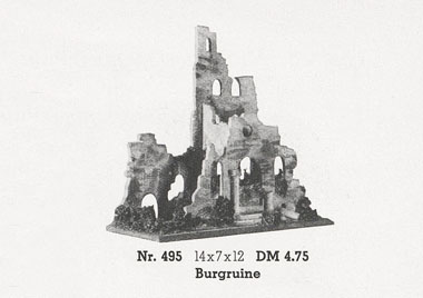 Rudolf Spitaler Nr. 495 Burgruine