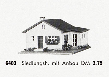 Rudolf Spitaler Nr. 6403 Siedlungshaus mit Anbau