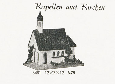 Rudolf Spitaler Nr. 6481 Kleine Kirche
