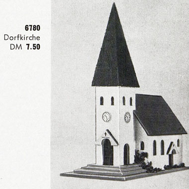 Rudolf Spitaler Nr. 6780 Dorfkirche