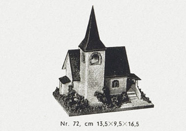 Rudolf Spitaler Nr. 72 Ländliche Kirche