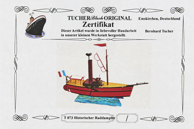 Tucher T 073 Historischer Raddampfer