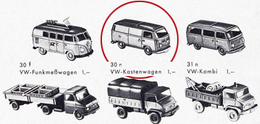 Wiking Katalog 1969